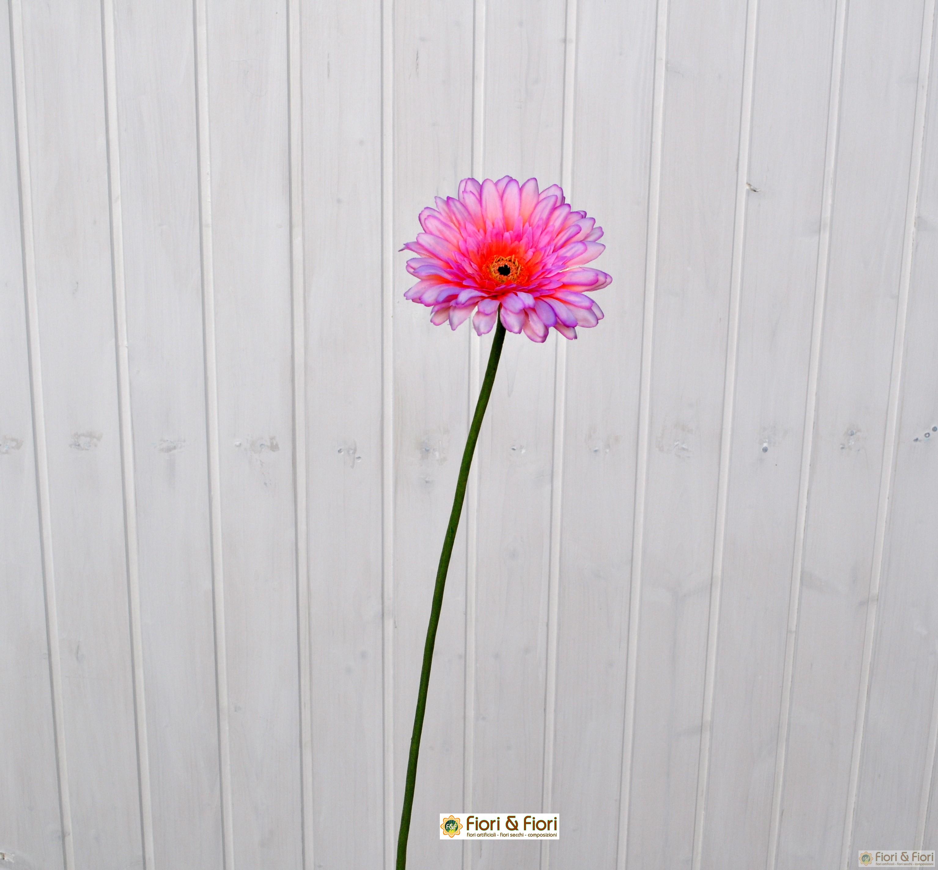 Fiore Artificiale Gerbera Rosa Per Composizioni Floreali