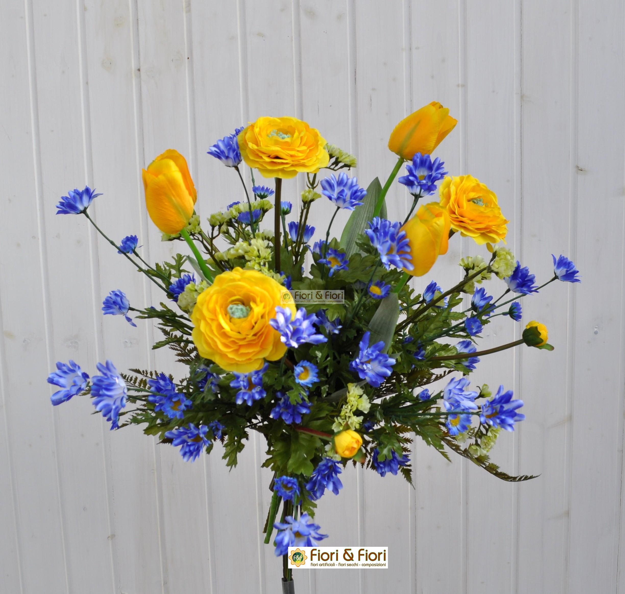 10 splendido bouquet di tulipani artificiali realistici al pu con giallo  gambo